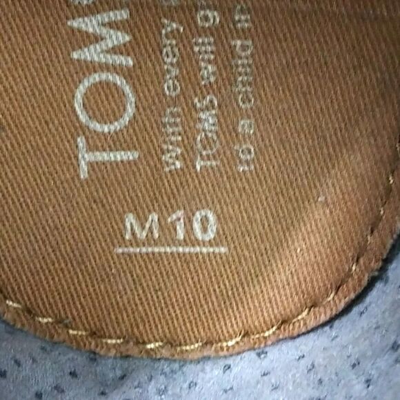 Toms Brouge Casual/Dress Shoes‎ Men's Size 10 Grey - Picture 8 of 9